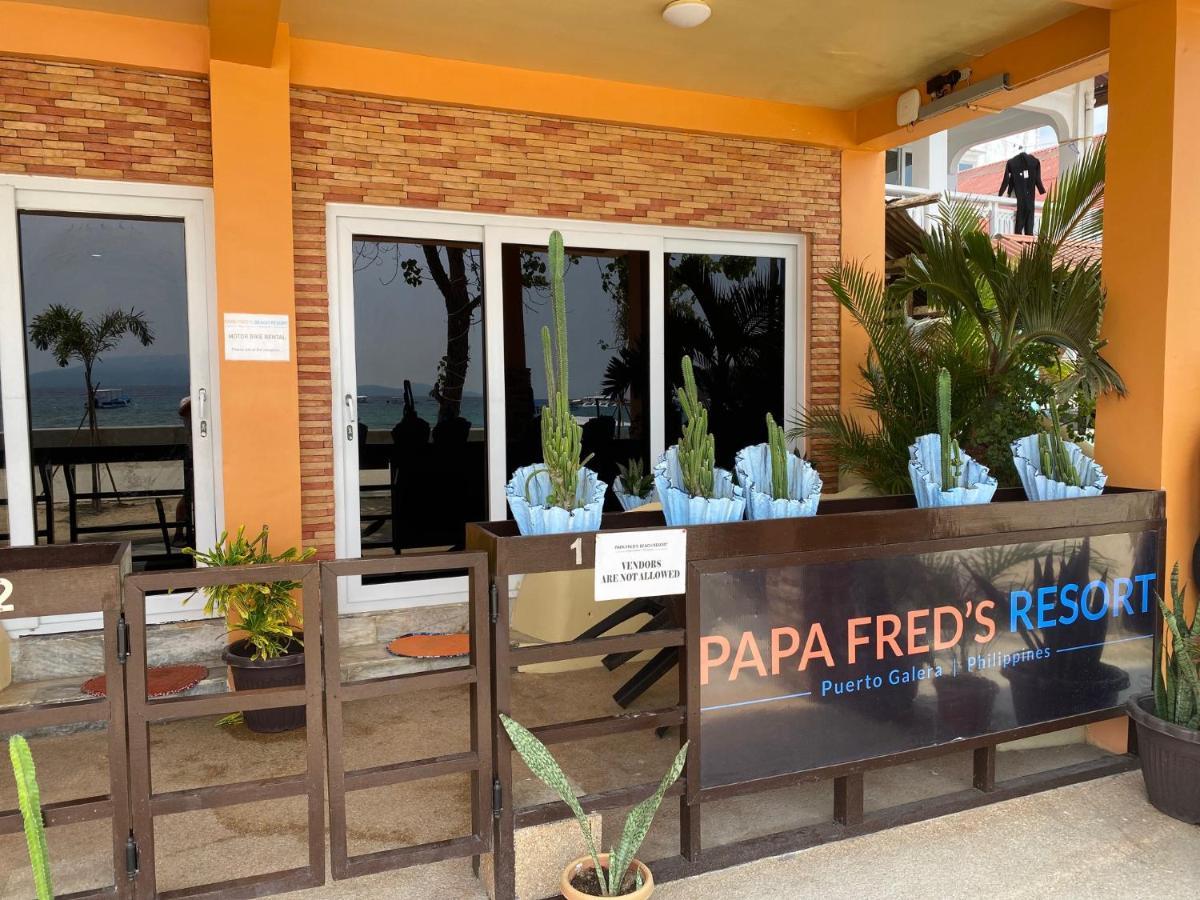 Papa Freds Beach Resort Puerto Galera Dış mekan fotoğraf