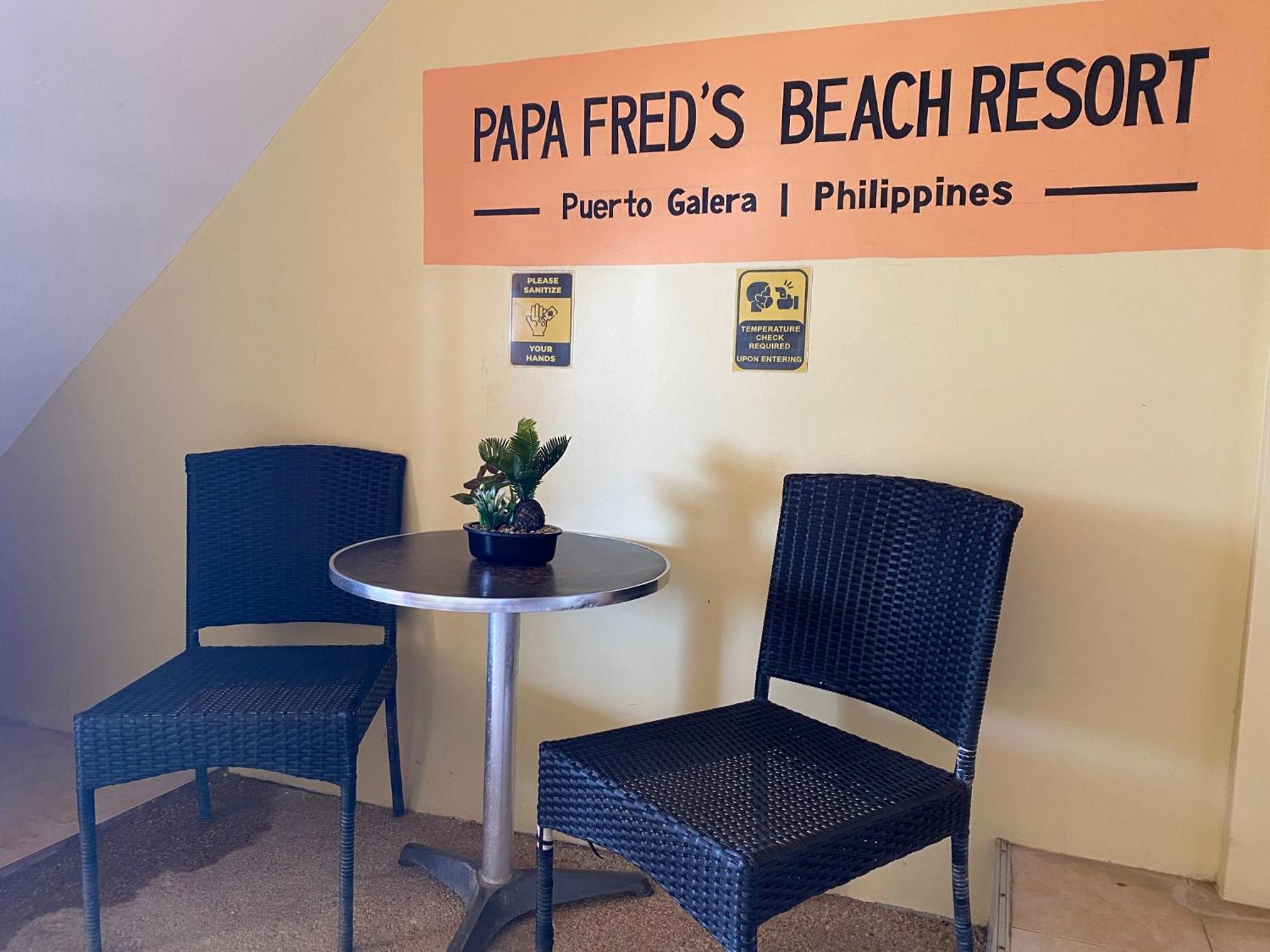 Papa Freds Beach Resort Puerto Galera Dış mekan fotoğraf
