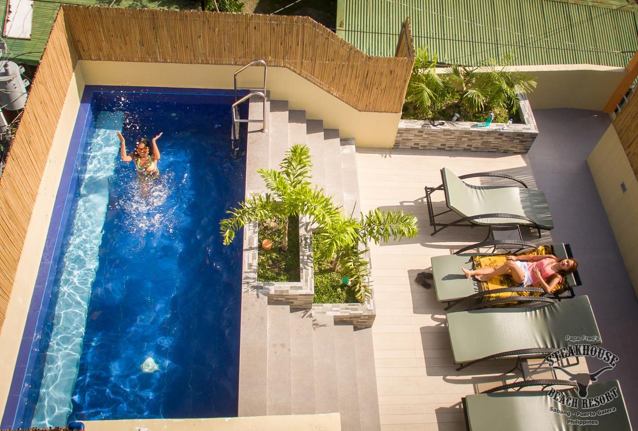 Papa Freds Beach Resort Puerto Galera Dış mekan fotoğraf